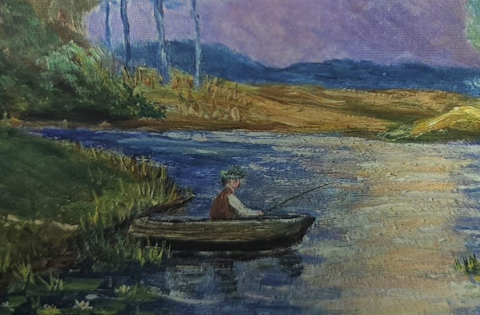 Totoro und der Fischer - Kunstdruck – Bild 3