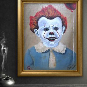 Verkauft - Der kleine Pennywise - Original Upcycling Bild