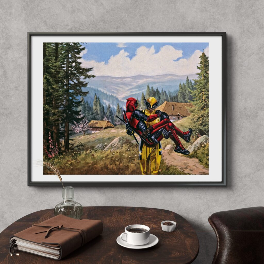 Deadpool & Wolverin - Kunstdruck