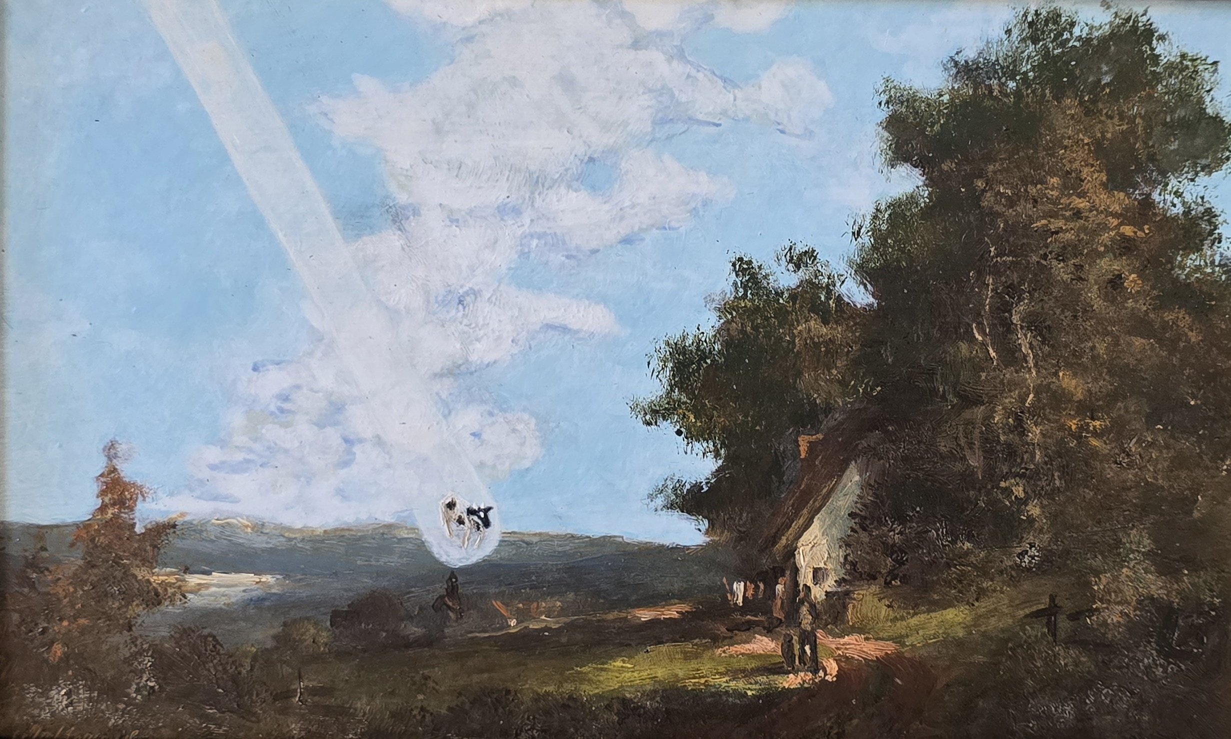 Kuh Entführung die Zweite - Original Upcycling Bild – Bild 5