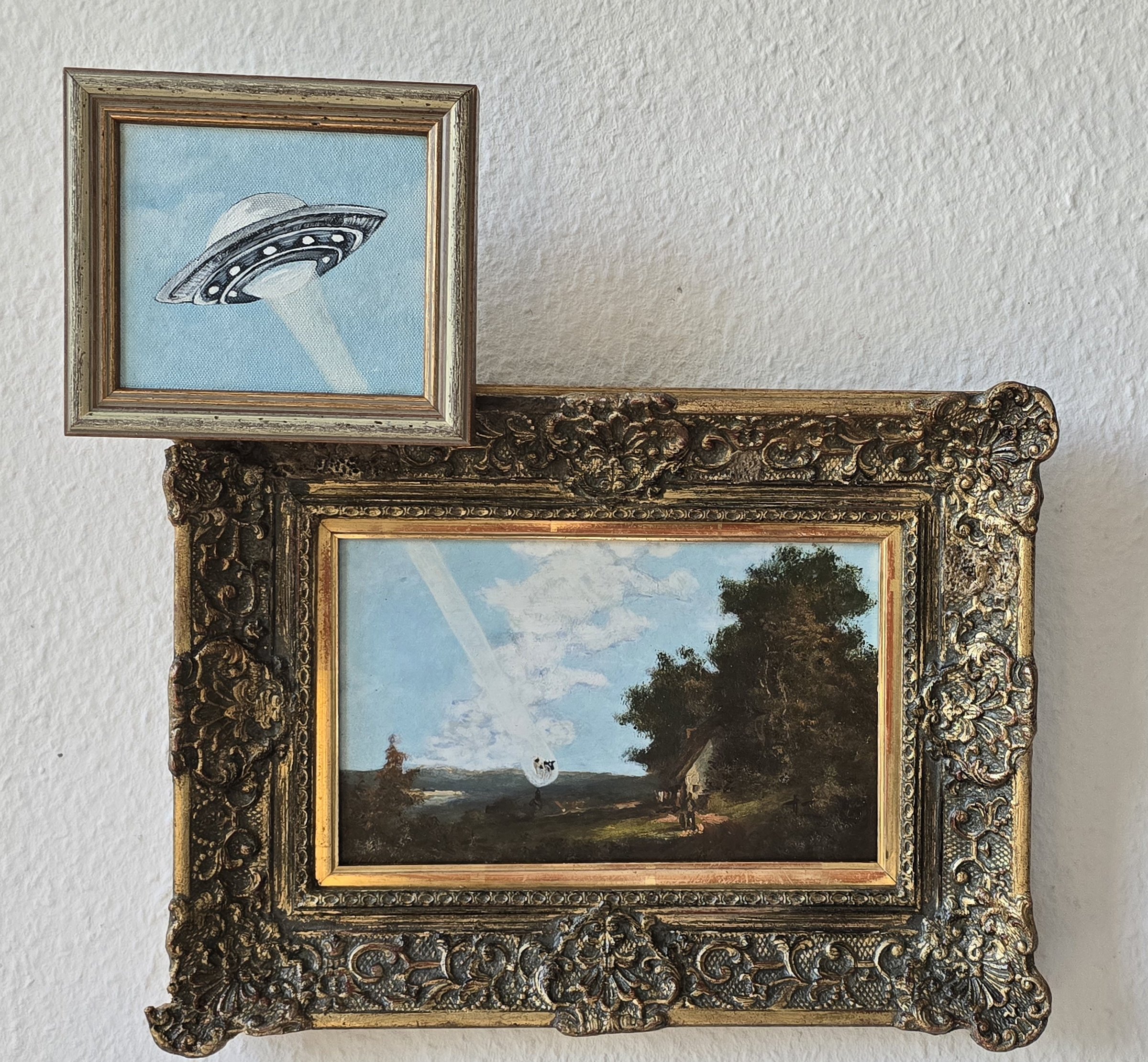 Kuh Entführung die Zweite - Original Upcycling Bild – Bild 2