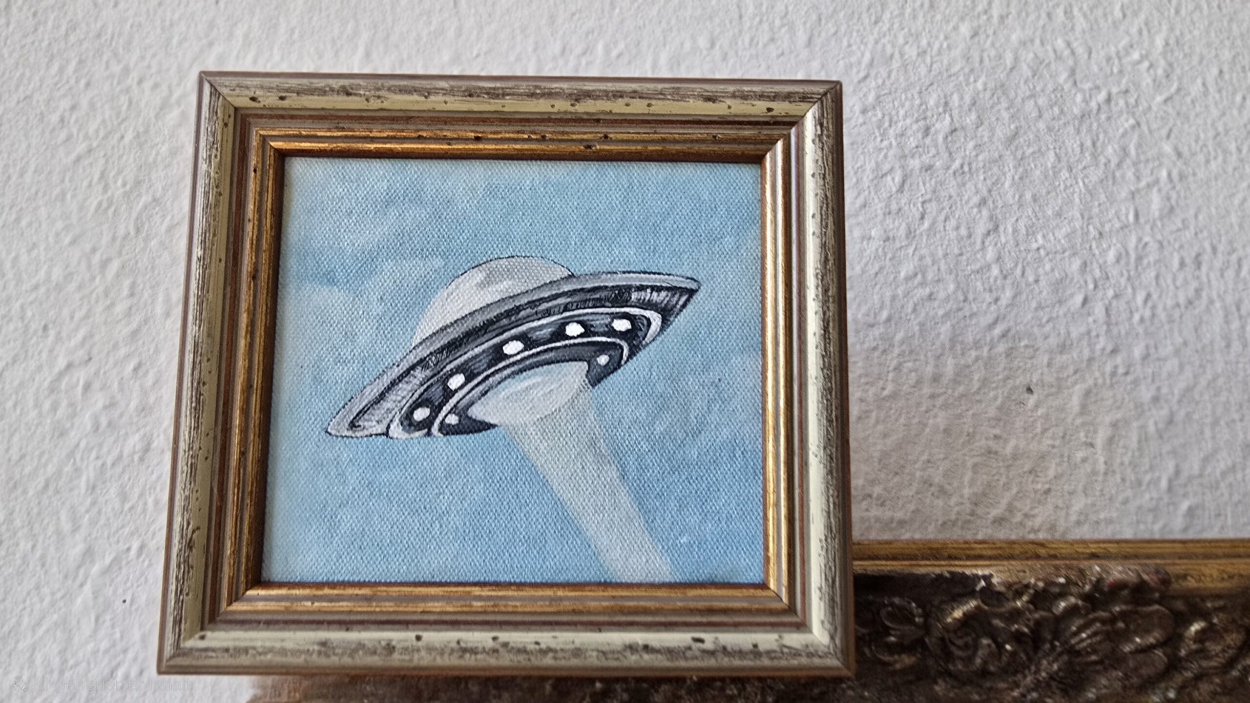 Kuh Entführung die Zweite - Original Upcycling Bild – Bild 3