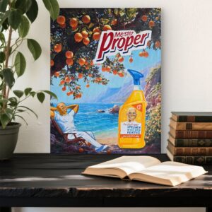 Verkauft - Meister Proper Problemlöser -  Original Upcycling Bild