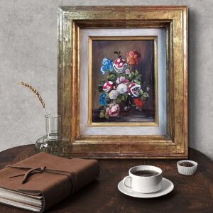 Verkauft - Fleischfressender Blumenstrauß - Original Upcycling Bild