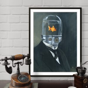Fish Man - Kunstdruck
